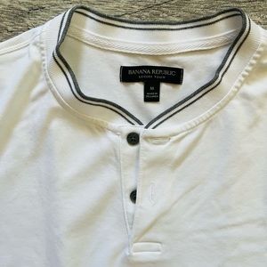 Bright White Henley